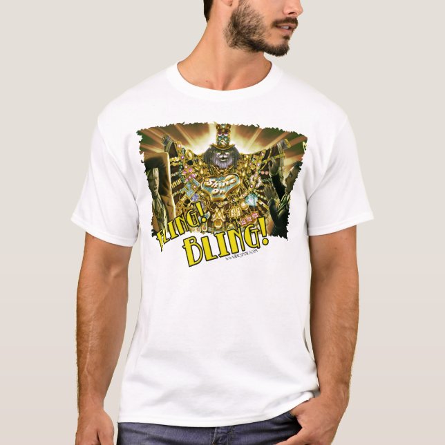 T-shirt Bling ! Bling ! (lumière) (Devant)