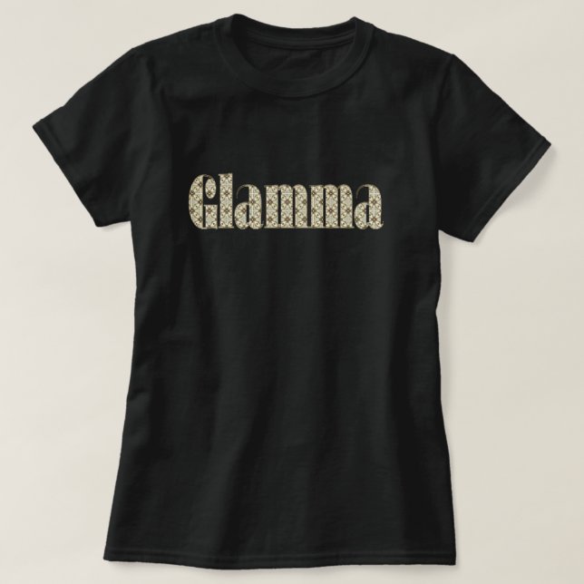 T-shirt Bling Light -Glamma (Design devant)
