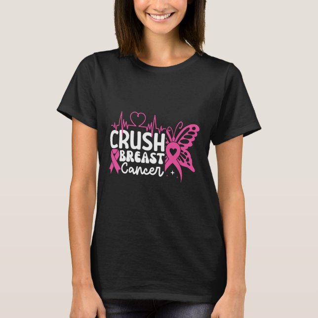 T-shirt Bling Pink Ribbon 2 (Devant)