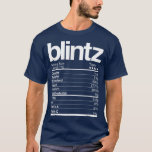 T-shirt Blintz Nutritional Facts Jewish Hanukkah Funny Foo<br><div class="desc">Blintz Nutritional Facts Jewish Hanukkah Funny Food Lovers  .</div>