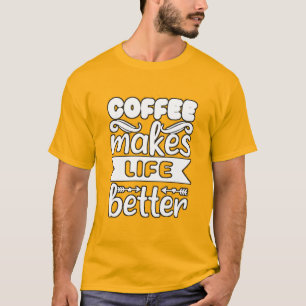 T-shirt "Bliss brassés : La magie du café sur la vie"