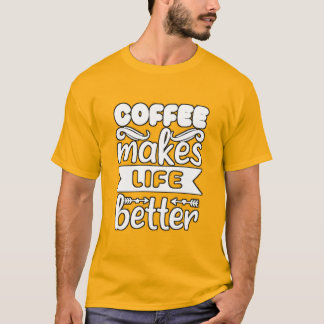 T-shirt "Bliss brassés : La magie du café sur la vie"