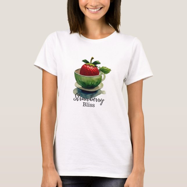 T-shirt Bliss fraises (Devant)