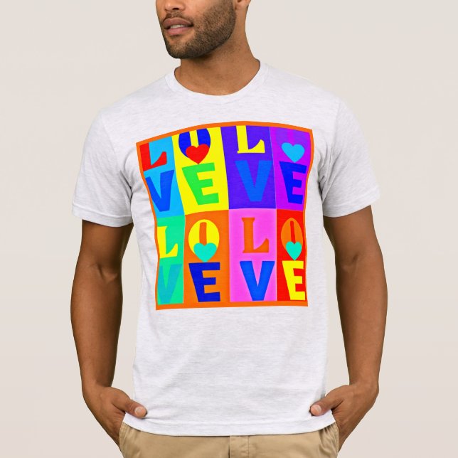 T-shirt Bliss Modernes : Love Elegance (Devant)