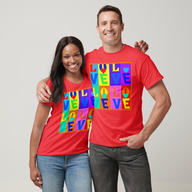 T-shirt Bliss Modernes : Love Elegance (Unisexe)