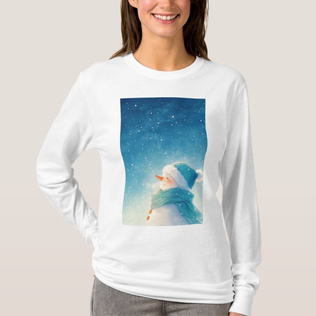 T-shirt Blissant Snowman (Devant)