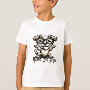 T-shirt Blissed out dog