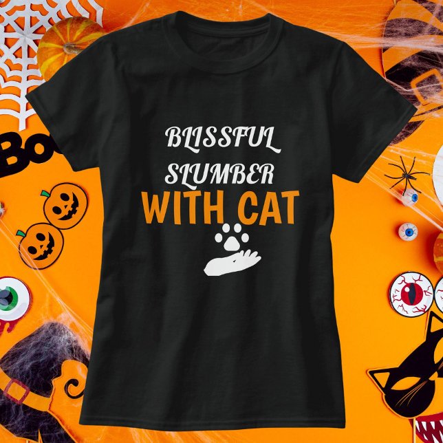 T-shirt Blisser Swood Avec Chat Halloween Personnalisé (Créateur téléchargé)