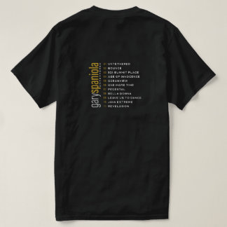 T-shirt BLK délié - Avant et Arrière 0128
