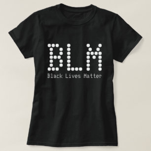 T-shirt BLM Black Lives Matt Nom Customisé Et Texte