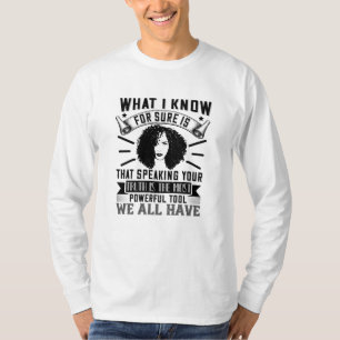 T-shirt BLM - Dire votre vérité est puissant