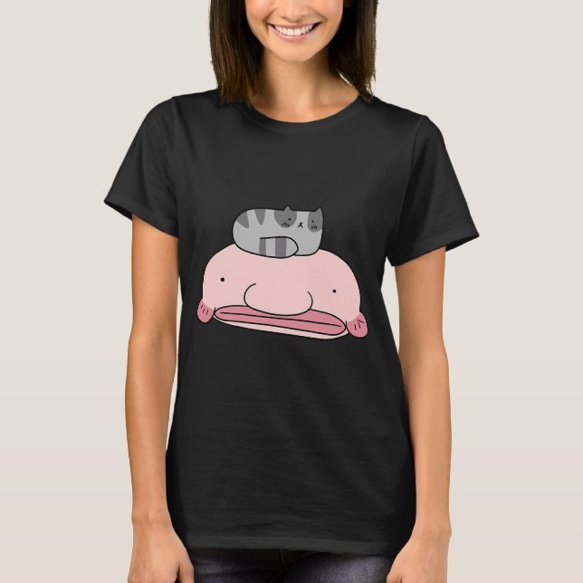 T-shirt Blobfish et Petit Chat (Devant)