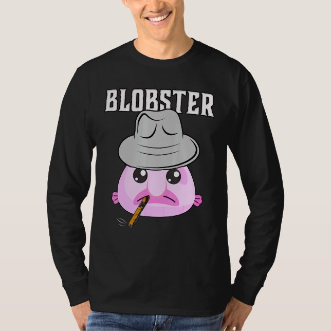 T-shirt Blobfish Homard Blobster Poisson Fedora Casquette  (Devant)