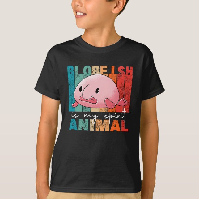 T-shirt Blobfish Is My Spirit Animal - Drôle Blobfish (Devant)