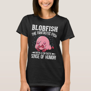 T-shirt Blobfish Le Fantastique Poisson Avec Un Stylo Fin