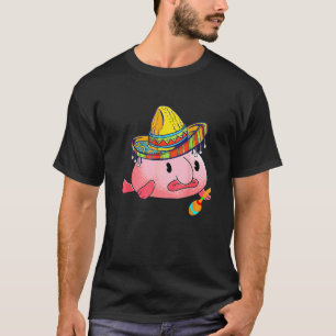 T-shirt Blobfish Mexicain Poisson Blob Grincheux Costume d