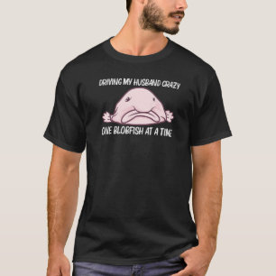 T-shirt Blobfish Pour Femmes Maman Poisson Profond Mer Zoo