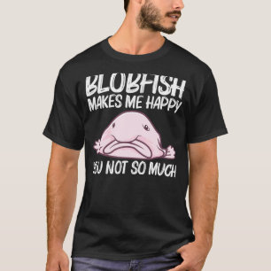 T-shirt Blobfish pour hommes femmes poisson de mer zoo ani