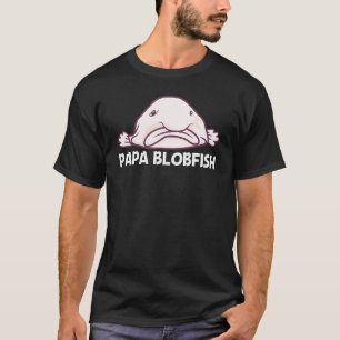 T-shirt Blobfish pour hommes Papa Poisson de mer profonde