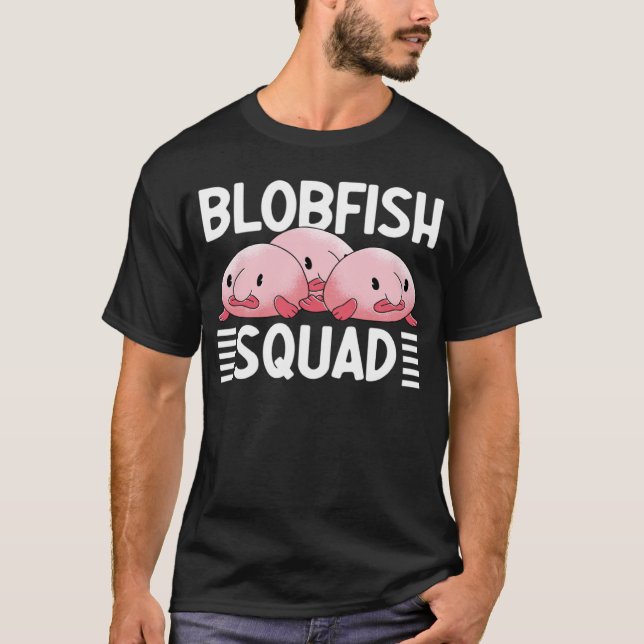 T-shirt Blobfish Squad Blobfish Blowfish (Devant)