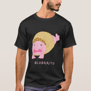 T-shirt Blobritto Blobfish Burrito Jeu de mots - Poisson D