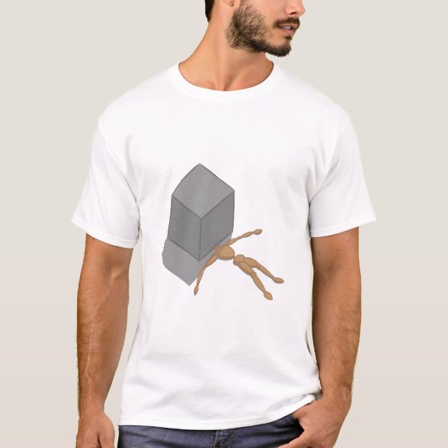 T-shirt Bloc créatif - blanc (Devant)