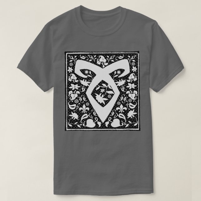 T-shirt Bloc de calligraphie de rune positif (Design devant)
