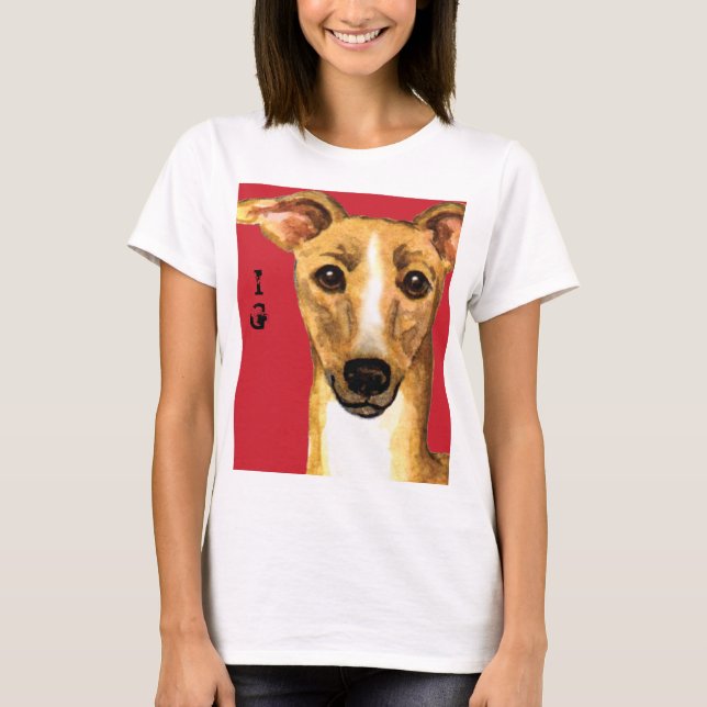 T-shirt Bloc de couleur gris italien (Devant)