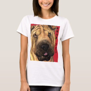 T-shirt Bloc de couleur Shar-Pei