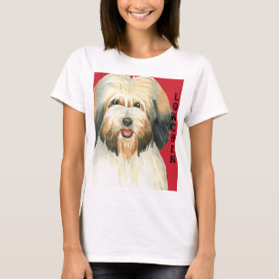 T-shirt Bloc de couleurs Lowchen