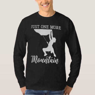 T-shirt Bloc Juste une randonneur de montagne de plus