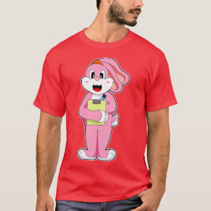 T-shirt Bloc-notes de secrétaire de lapin