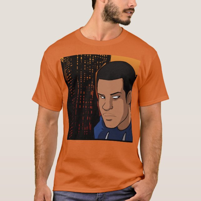 T-shirt Bloc pour bloquer comporter l'homme frais de Supa (Devant)