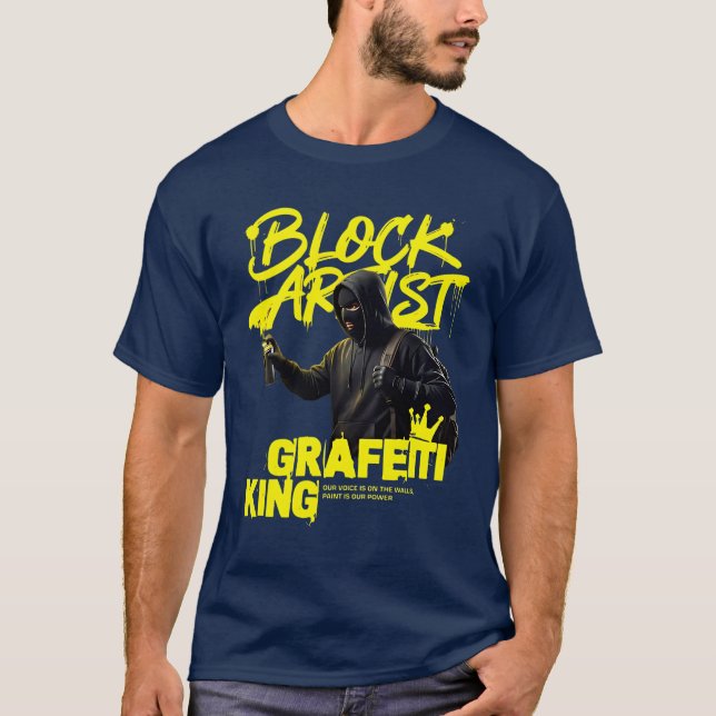 T-shirt Block Artist – Graffiti King Tee (Devant)