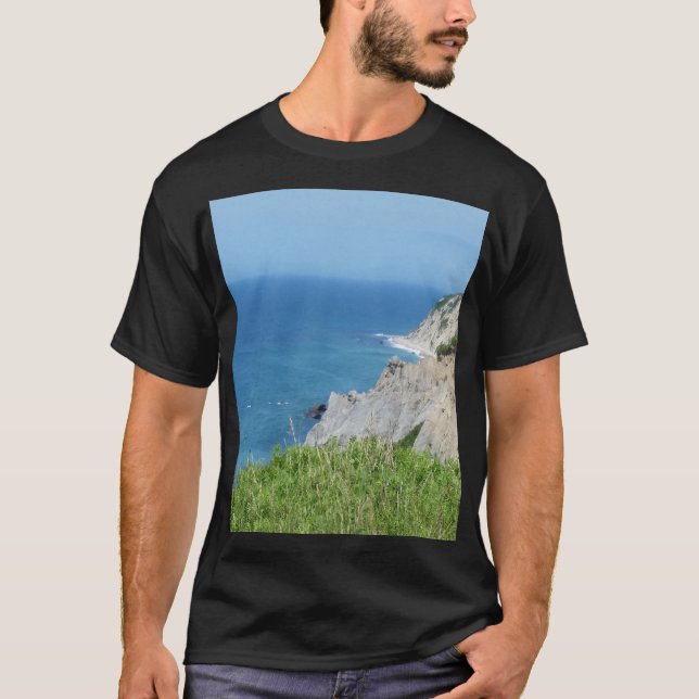 T-shirt Block Island Bluffs - Block Island, Rhode Island (Devant)