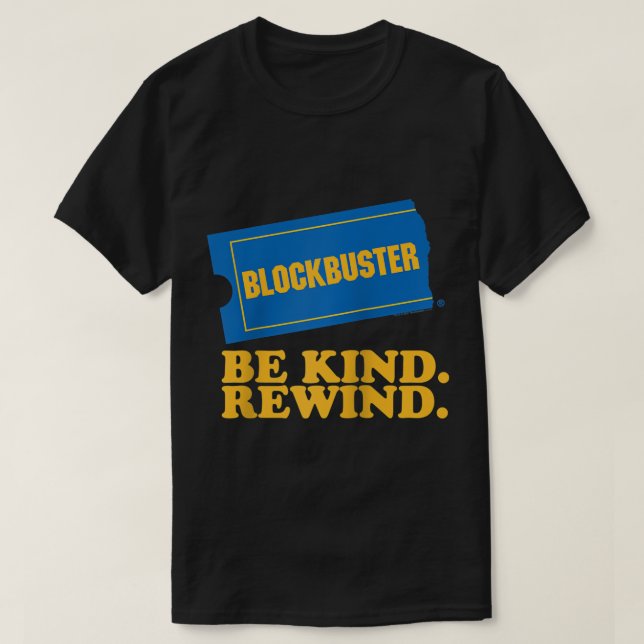 T-shirt Blockbuster Be Kind Rewind Raglan Baseball Tee (Design devant)
