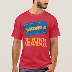T-shirt Blockbuster Be Kind Rewind vintage
