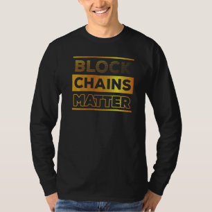 T-shirt Blockchain Cryptomonnaie Bitcoin Crypto Traders M
