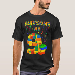T-shirt Blocs de construction Briques stupéfiant à 9 ans B