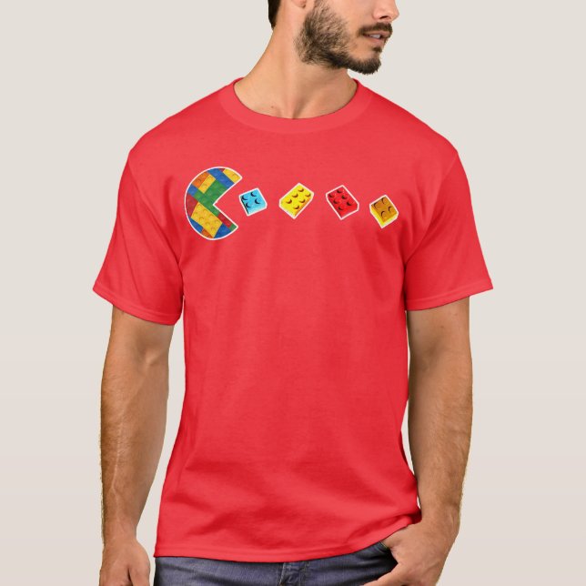 T-shirt Blocs de construction drôles de maçon Maître Briqu (Devant)