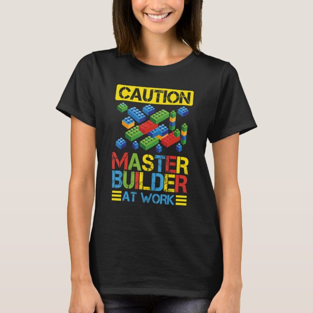 T-shirt Blocs de construction Master Builder Bricks 6 (Devant)