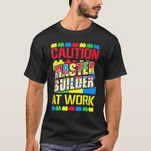 T-shirt Blocs de construction Master Builder Bricks 7