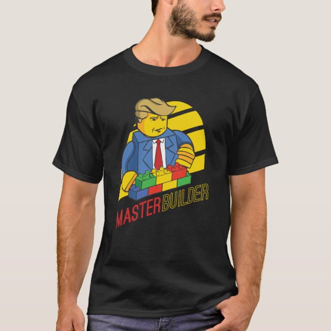T-shirt Blocs de construction Master Builder Hommes Femmes (Devant)