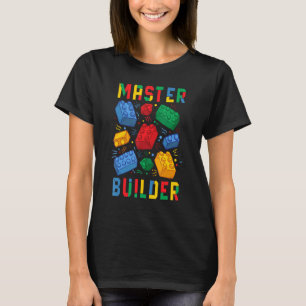 T-shirt Blocs Générateur de briques Générateur maître