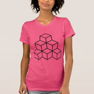 T-shirt Blocs géométriques - Noir