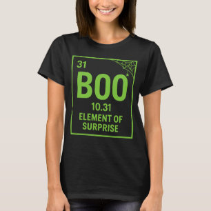 T-shirt BLOG drôle Table périodique Halloween Pun Shirt