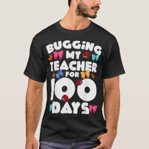 T-shirt Blog Mon Professeur Pour 100 Jours D'École Drôle S