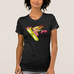 T-shirt Blond snow girl