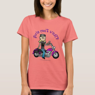 T-shirt Blonde Biker