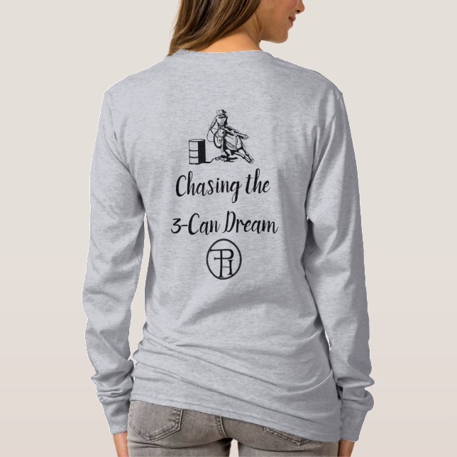 T-shirt Blonde & Broke - Barrel Racing - Black Logo (Dos)